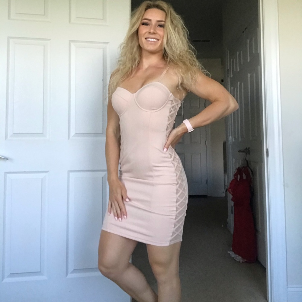 Sexy fitted mini dress